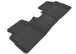 3D MAXpider 2008-2013 Nissan Rogue Kagu 2nd Row Floormats - Black - ACEL1NS02921509