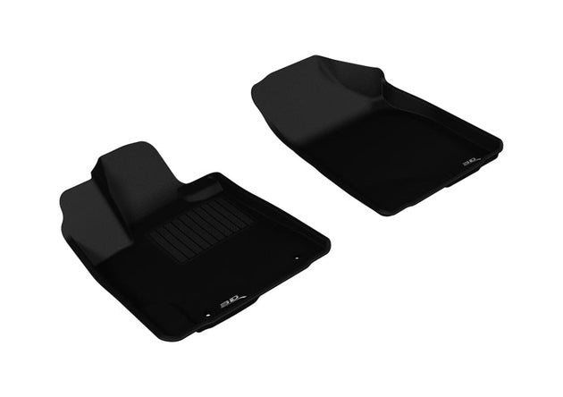 3D MAXpider 2008-2013 Toyota Highlander Hybrid Kagu 1st Row Floormat - Black - ACEL1TY15711509