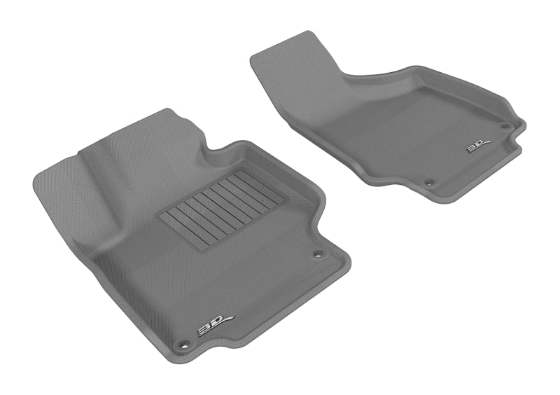 3D MAXpider 2008-2015 Audi TT/TTS Kagu 1st Row Floormat - Gray - ACEL1AD02911501