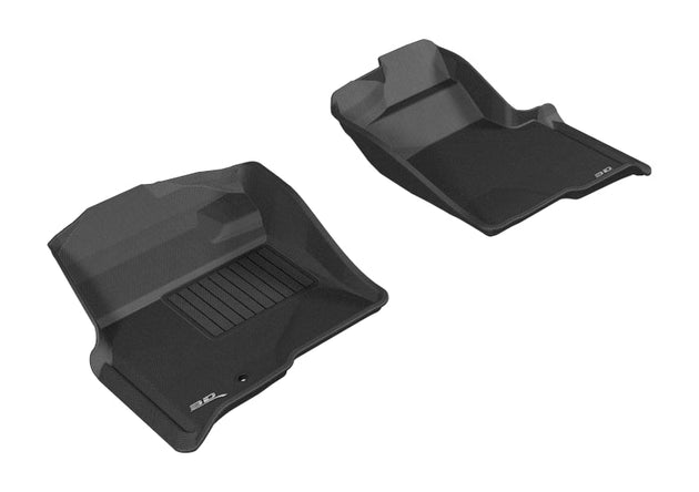 3D MAXpider 2009-2010 Ford F-150 Regular/Supercab/Supercrew Kagu 1st Row Floormat - Black - ACEL1FR06711509