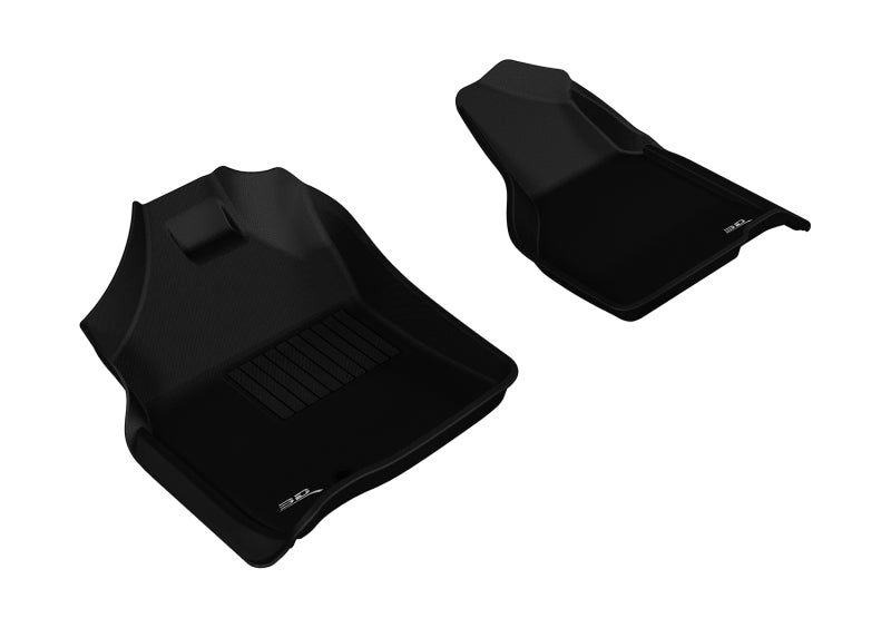 3D MAXpider 2009-2012 Dodge Ram 1500 Regular Cab Kagu 1st Row Floormat - Black - ACEL1DG01811509