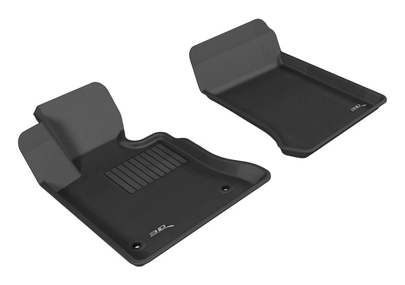 3D MAXpider 2009-2012 Mercedes-Benz GLK-Class X204 Kagu 1st Row Floormat - Black - ACEL1MB05111509