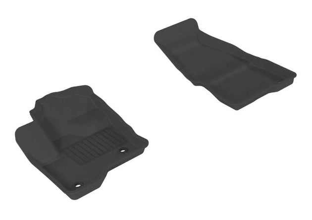 3D MAXpider 2009-2019 Ford Flex Kagu 1st Row Floormat - Black - ACEL1FR02111509