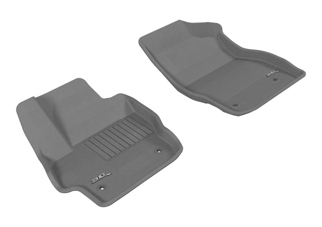 3D MAXpider 2010-2013 Mazda Mazda3 Kagu 1st Row Floormat - Gray - ACEL1MZ01311501