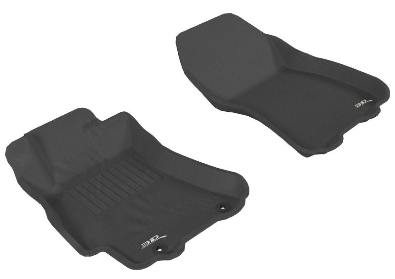 3D MAXpider 2010-2014 Subaru Legacy/Outback Kagu 1st Row Floormat - Black - ACEL1SB00411509