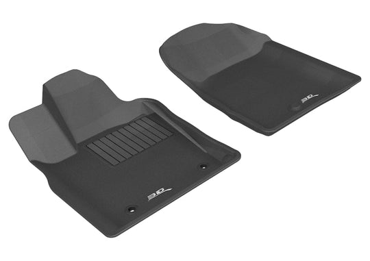 3D MAXpider 2011-2012 Dodge/Jeep Durango/Grand Cherokee Kagu 1st Row Floormat - Black - ACEL1DG00611509