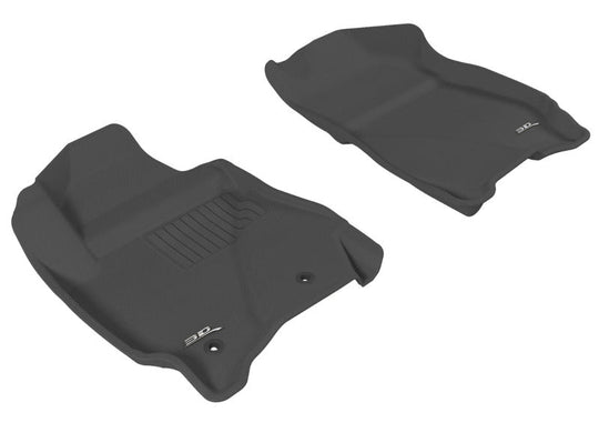 3D MAXpider 2011-2012 Ford/Mazda Escape/Tribute Kagu 1st Row Floormat - Black - ACEL1FR03711509