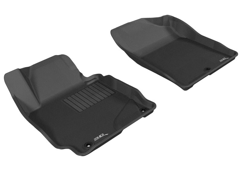 3D MAXpider 2011-2013 Hyundai Elantra Kagu 1st Row Floormat - Black - ACEL1HY02111509