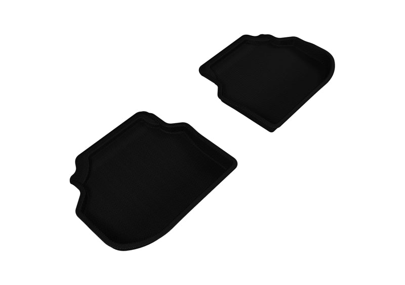 3D MAXpider 2011-2014 BMW 5 Series F10 Kagu 2nd Row Floormats - Black - ACEL1BM05421509