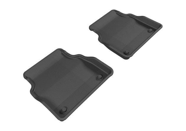 3D MAXpider 2011-2017 Audi A8 Kagu 2nd Row Floormats - Black - ACEL1AD03121509