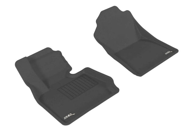 3D MAXpider 2011-2018 BMW X3/X4 F25/F26 Kagu 1st Row Floormat - Black - ACEL1BM03211509