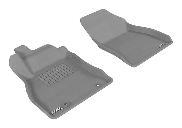 3D MAXpider 2011-2018 Nissan Juke Kagu 1st Row Floormat - Gray - ACEL1NS06411501