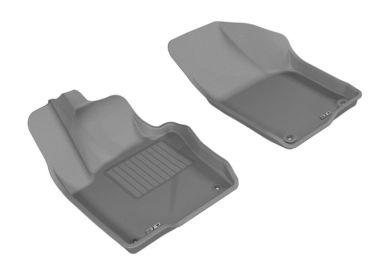 3D MAXpider 2011-2018 Volkswagen Jetta Sedan Kagu 1st Row Floormat - Gray - ACEL1VW05511501