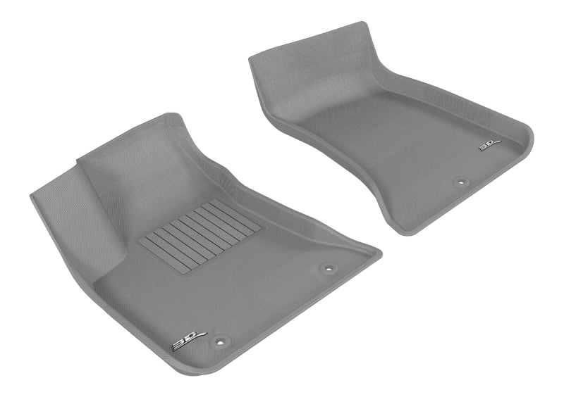 3D MAXpider 2011-2020 Dodge/Chrysler Charger Rwd/300/300C Rwd Kagu 1st Row Floormat - Gray - ACEL1DG01411501