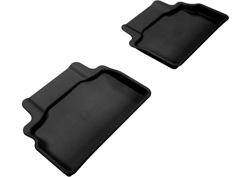 3D MAXpider 2012-2016 Hyundai Genesis Kagu 2nd Row Floormats - Black - ACEL1HY02321509