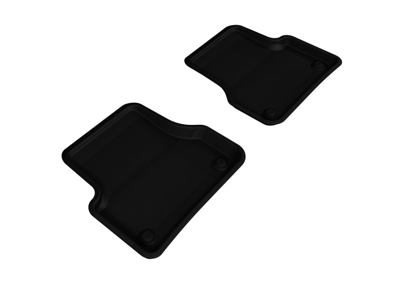 3D MAXpider 2012-2018 Audi A6/A7/S6/S7/RS7 Kagu 2nd Row Floormats - Black - ACEL1AD02221509