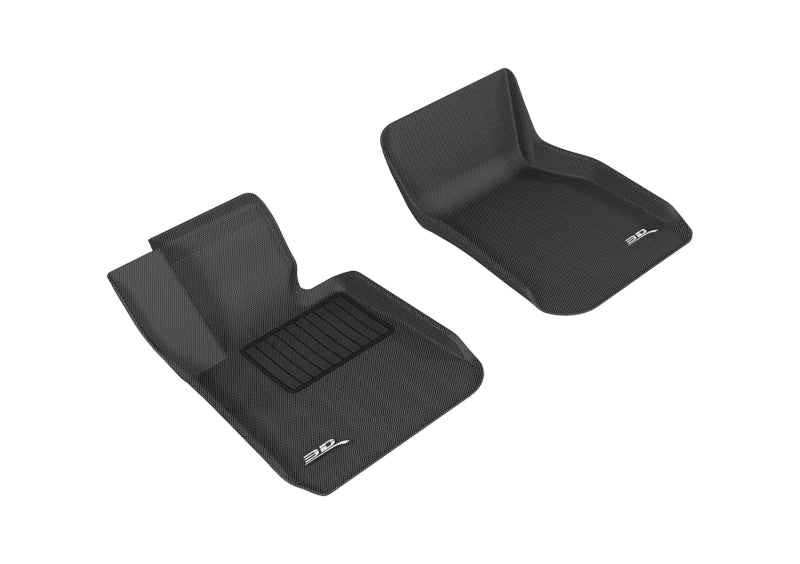 3D MAXpider 2012-2019 BMW 3 Series F30/F34 Kagu 1st Row Floormat - Black - ACEL1BM03711509