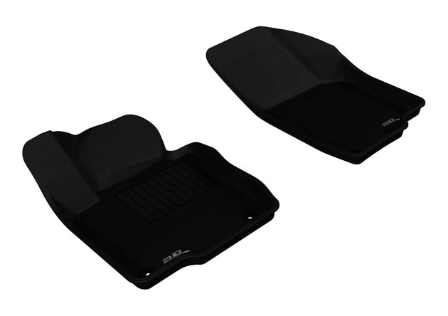 3D MAXpider 2012-2019 Volkswagen Passat Kagu 1st Row Floormat - Black - ACEL1VW05611509