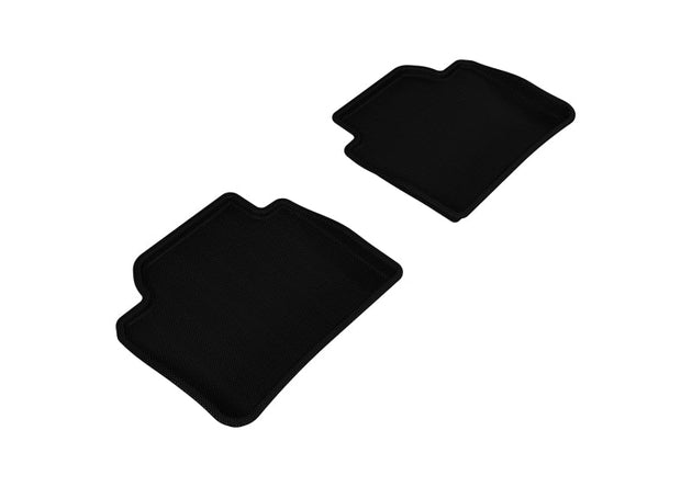 3D MAXpider 2012-2020 BMW 3 Series/4 Series Gran Coupe F30/F36 Kagu 2nd Row Floormats - Black - ACEL1BM03721509