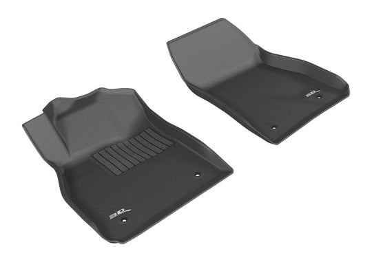 3D MAXpider 2013-2015 Chevrolet Malibu Kagu 1st Row Floormat - Black - ACEL1CH06311509