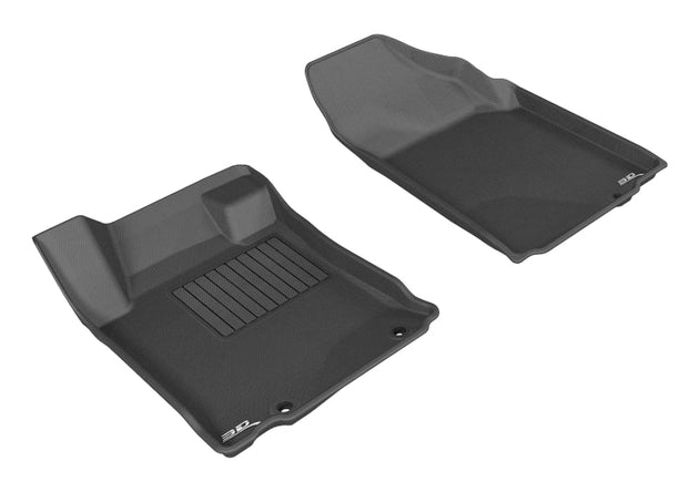 3D MAXpider 2013-2015 Nissan Altima Sedan Kagu 1st Row Floormat - Black - ACEL1NS07311509