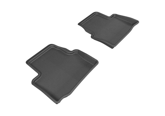 3D MAXpider 2013-2019 Cadillac ATS/ATS-V Kagu 2nd Row Floormats - Black - ACEL1CD00621509