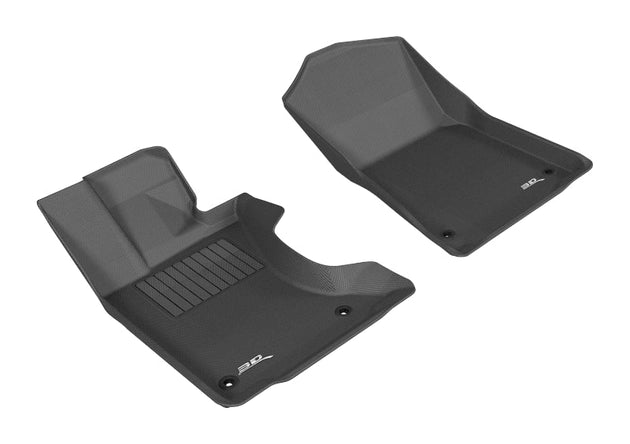 3D MAXpider 2013-2019 Lexus GS/GS Hybrid Kagu 1st Row Floormat - Black - ACEL1LX03011509