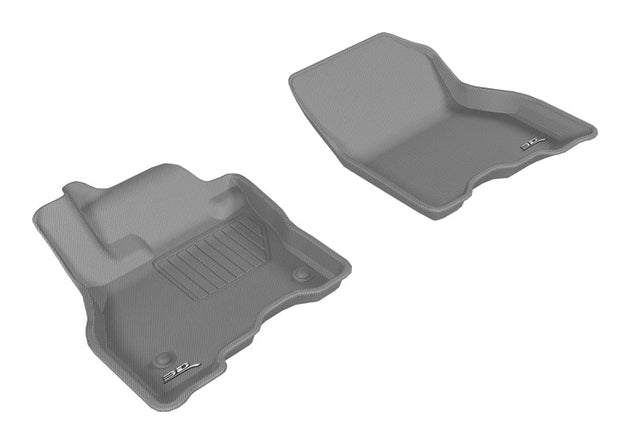 3D MAXpider 2013-2019 Nissan Leaf Kagu 1st Row Floormat - Gray - ACEL1NS09311501