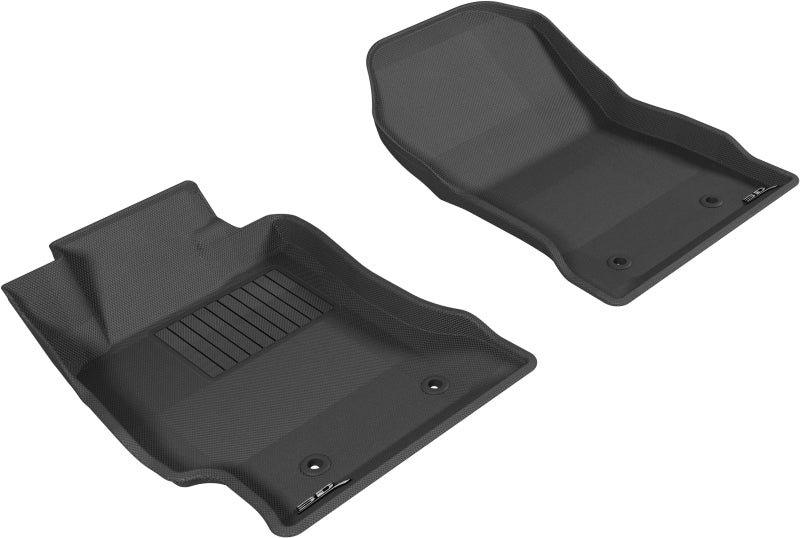 3D MAXpider 2013-2019 Toyota/Subaru/Scion FR-S Kagu 1st Row Floormat - Gray - ACEL1SC00211501