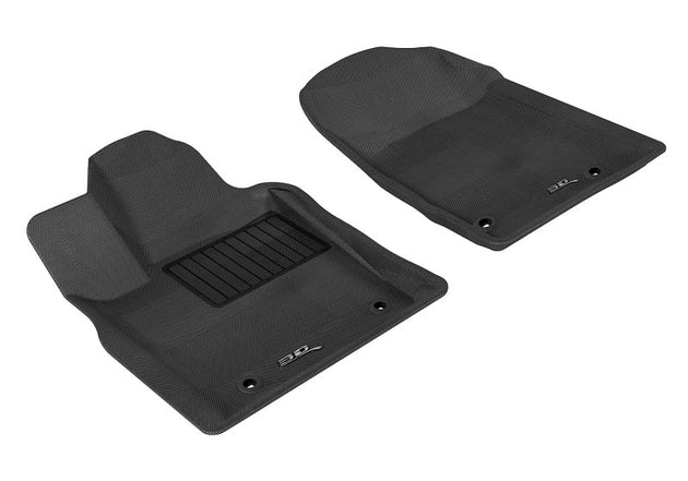 3D MAXpider 2013-2020 Dodge/Jeep Grand Cherokee/Durango Kagu 1st Row Floormat - Black - ACEL1DG01311509