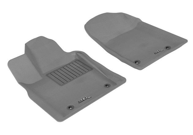 3D MAXpider 2013-2020 Dodge/Jeep Grand Cherokee/Durango Kagu 1st Row Floormat - Gray - ACEL1DG01311501