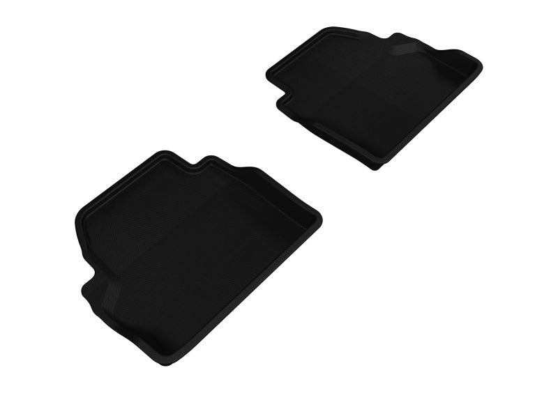 3D MAXpider 2014-2020 BMW 4 Series F32 Kagu 2nd Row Floormats - Black - ACEL1BM05621509