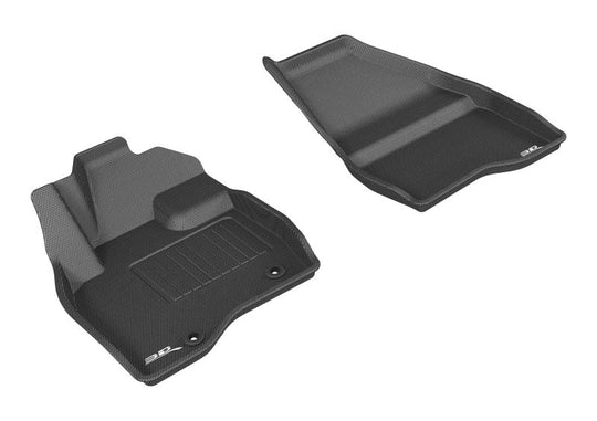 3D MAXpider 2015-2016 Ford Explorer Kagu 1st Row Floormat - Black - ACEL1FR09111509