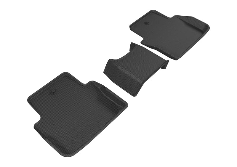 3D MAXpider 2015-2020 Acura TLX Kagu 2nd Row Floormats - Black - ACEL1AC00921509