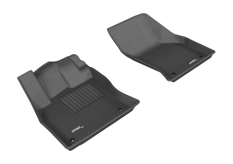 3D MAXpider 2015-2020 Audi A3/A3 Sportback E-Tron/RS3/S3 Kagu 1st Row Floormat - Black - ACEL1AD03311509