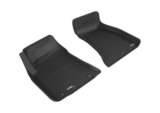 3D MAXpider 2015-2020 Dodge Challenger Rwd Kagu 1st Row Floormat - Black - ACEL1DG02611509