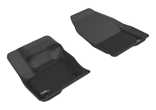 3D MAXpider 2015-2020 Ford Edge Kagu 1st Row Floormat - Black - ACEL1FR09311509