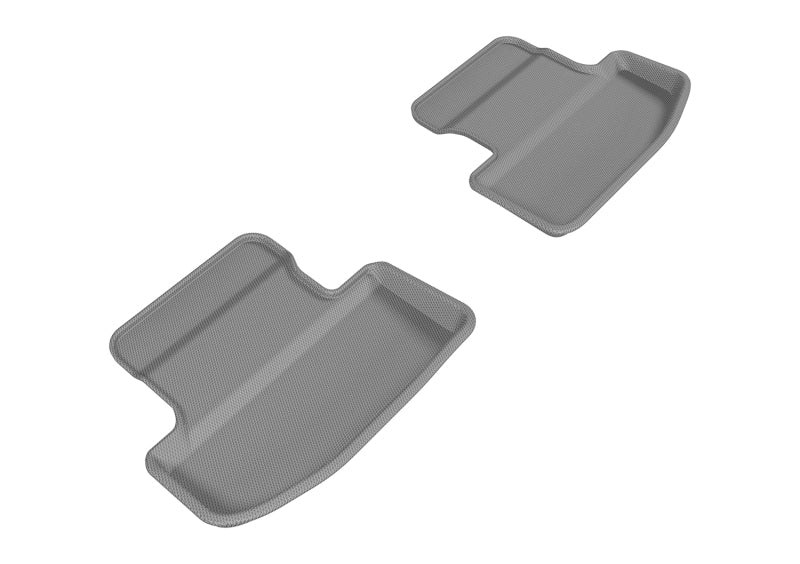 3D MAXpider 2015-2020 Ford Mustang Kagu 2nd Row Floormats - Gray - ACEL1FR08521501