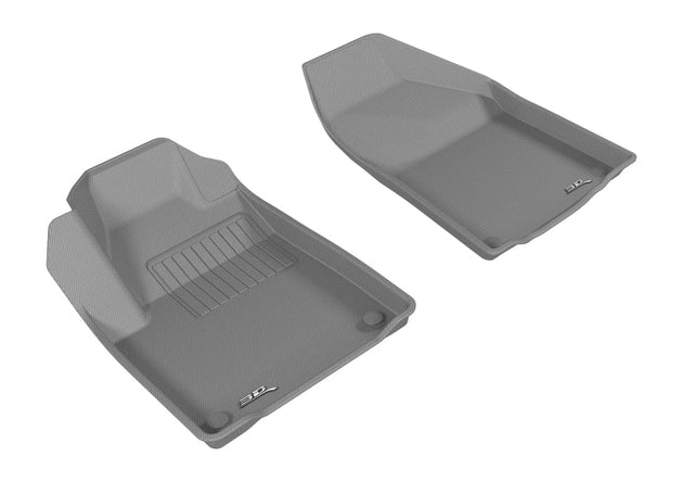3D MAXpider 2015-2020 Jeep Cherokee Kagu 1st Row Floormat - Gray - ACEL1JP01511501