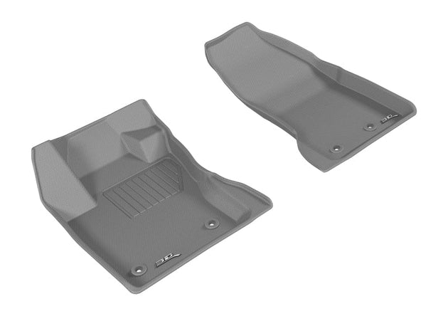 3D MAXpider 2015-2020 Jeep Renegade Kagu 1st Row Floormat - Gray - ACEL1JP01311501