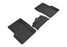 3D MAXpider 2015-2020 Jeep Renegade Kagu 2nd Row Floormats - Black - ACEL1JP01321509