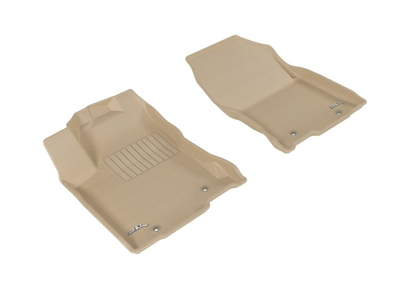 3D MAXpider 2015-2020 Lexus NX/NX Hybrid Kagu 1st Row Floormat - Tan - ACEL1LX05111502