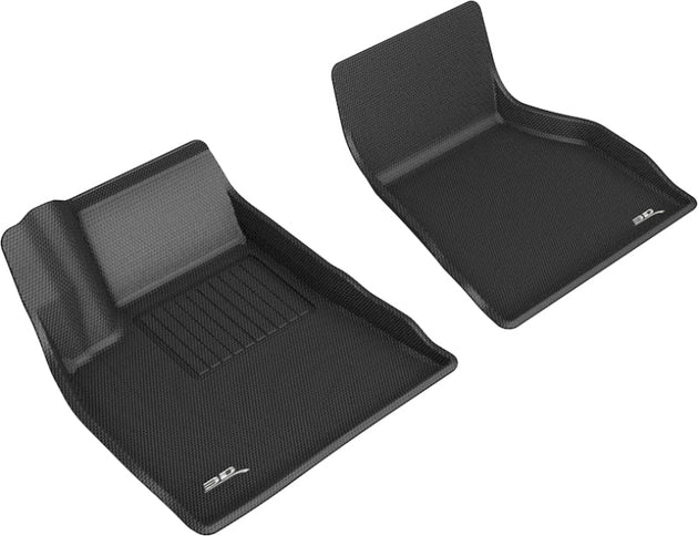 3D MAXpider 2015-2020 Tesla Model S Kagu 1st Row Floormat - Black - ACEL1TL01311509