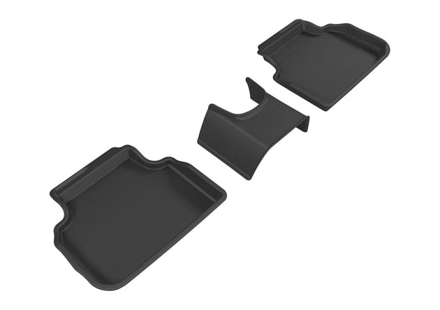 3D MAXpider 2016-2019 Mini Clubman Kagu 2nd Row Floormats - Black - ACEL1MN01321509