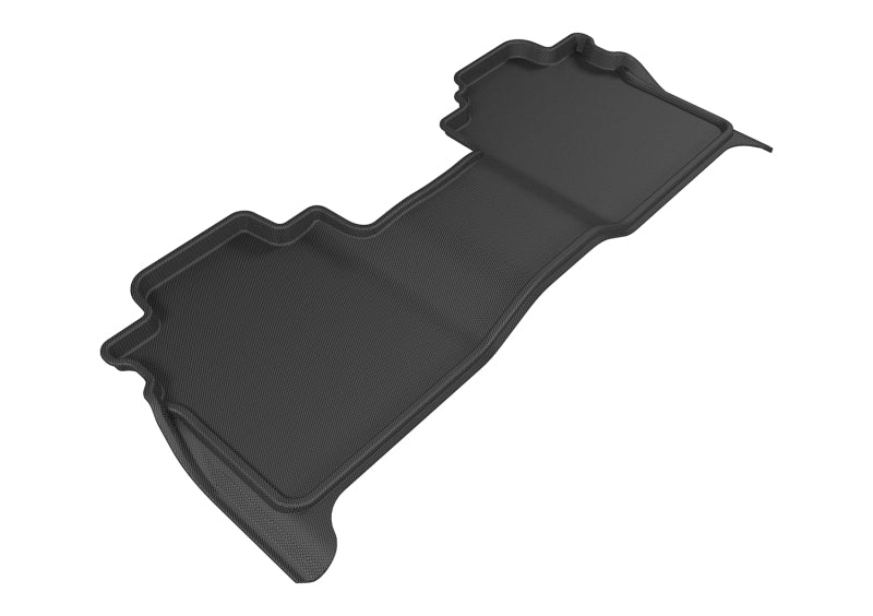 3D MAXpider 2016-2019 Nissan Titan Crew Cab Kagu 2nd Row Floormats - Black - ACEL1NS08521509