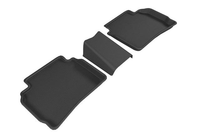 3D MAXpider 2016-2020 Chevrolet Malibu Kagu 2nd Row Floormats - Black - ACEL1CH07721509