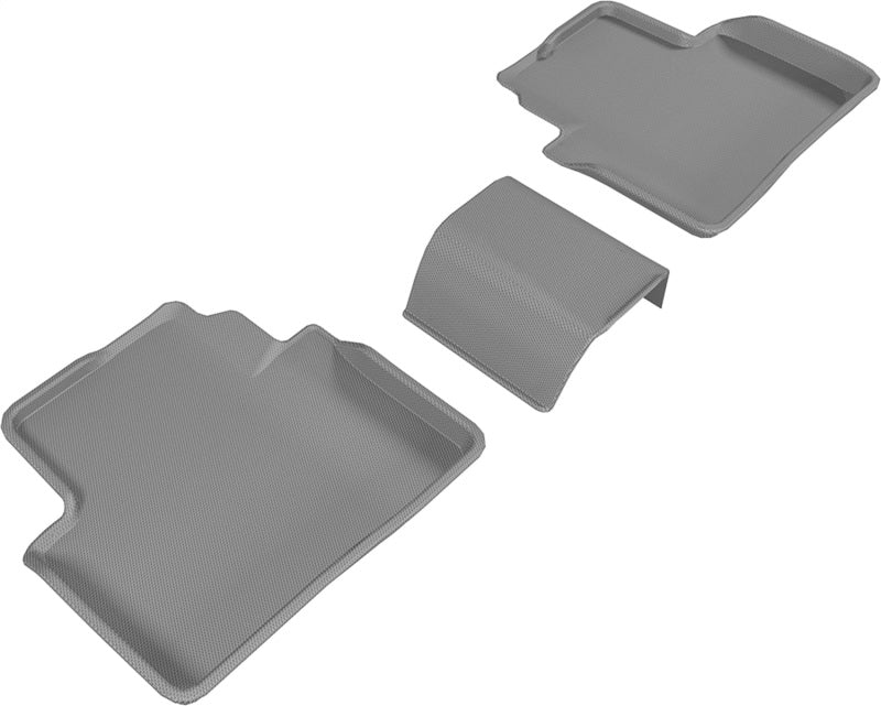 3D MAXpider 2016-2020 Honda Civic Kagu 2nd Row Floormats - Gray - ACEL1HD07421501