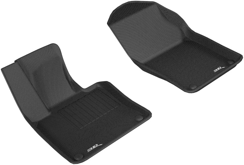 3D MAXpider 2017-2019 Volvo S90/V90 Kagu 1st Row Floormat - Black - ACEL1VV02211509