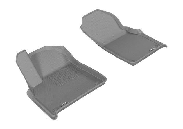 3D MAXpider 2017-2020 Audi Q7/Q8 Kagu 1st Row Floormat - Gray - ACEL1AD04011501