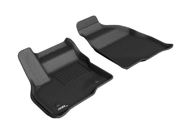 3D MAXpider 2017-2020 Chevrolet Bolt Ev Kagu 1st Row Floormat - Black - ACEL1CH08711509